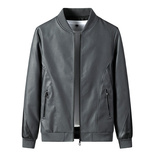 Chaqueta Otoñal Holgada para Hombre Talla Grande Estilo Papá - Image 11