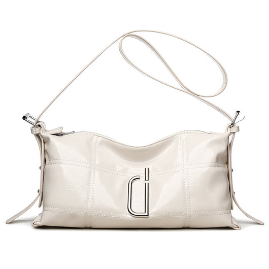Bolso Crossbody de Cuero Wax Oil Suave - Estilo Pillow Bag - Image 9