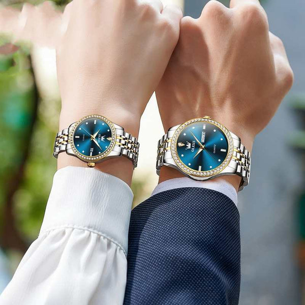 Reloj Inteligente de Diamantes con Resistencia al Agua
