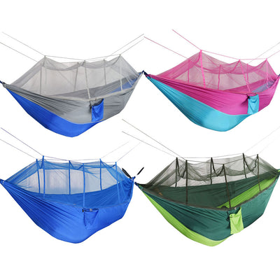Hamaca de Paracaídas con Mosquitero para Camping y Aventuras al Aire Libre - Image 11