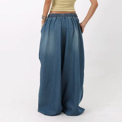 Jeans Vintage Cintura Alta Pierna Ancha Suelta - Image 4