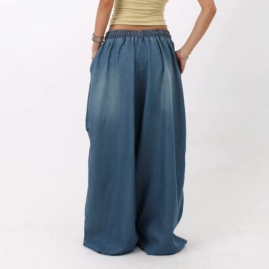 Jeans Vintage Cintura Alta Pierna Ancha Suelta - Image 4