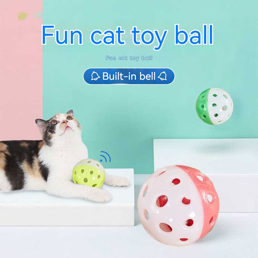 Juguete Interactivo para Gatos con Campana Hueca y Sonidos Estimulantes