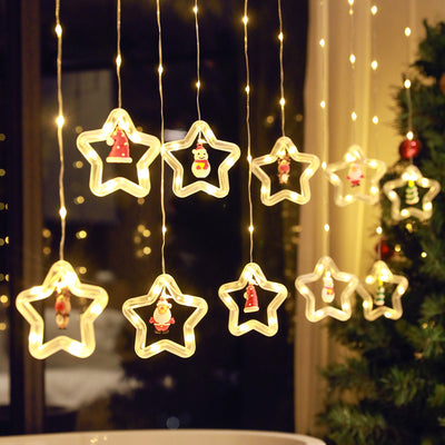 Cadena de Luces Navideñas para Cortinas - Image 10