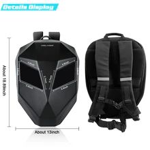 Mochila LED con Pantalla Interactiva para Motociclistas - Diseño Luminoso - Image 6