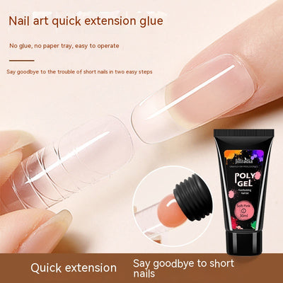 Extensiones de Uñas con Pegamento Cristal UV Beauty - Image 3