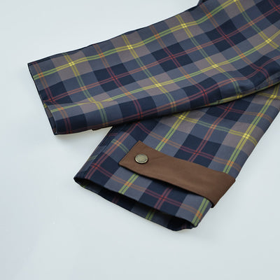 Abrigo Acolchado con Cuello de Piel - Diseño Tartán Otoño Invierno - Image 14