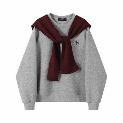 Sudadera Suelta Cuello Redondo para Mujer - Image 2