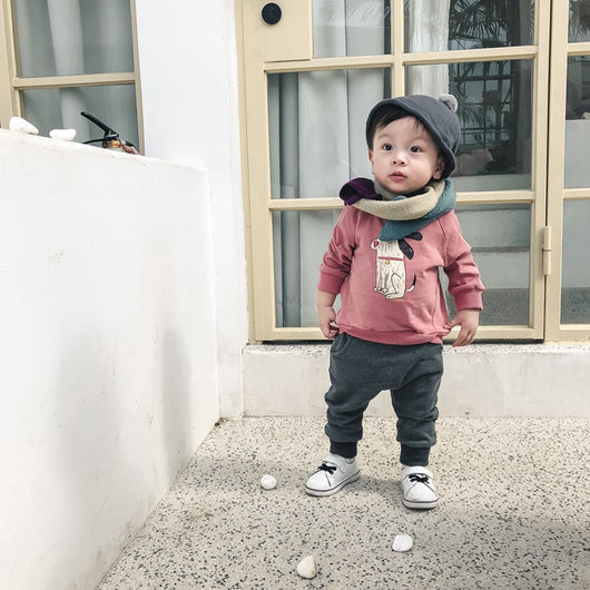 Pantalones Harem Infantiles con Estampado de Gatos para Otoño - Image 17