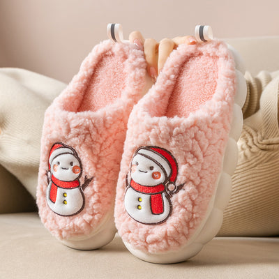 Pantuflas Snowman Térmicas para Pareja - Cómodas, Antideslizantes y Abrigadas - Image 14