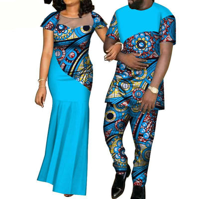 Conjunto de Traje a Juego en Algodón con Estampado Batik - Image 16