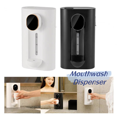 Dispensador Automático de Enjuague Bucal Sin Perforación - Montaje Pared