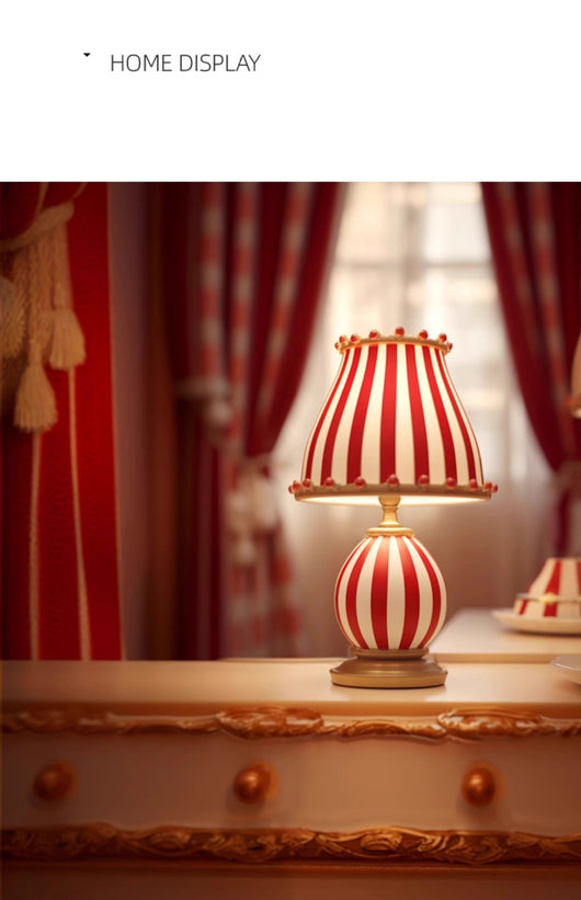 Lámpara de Mesita Retro Circo Americano para Dormitorio - Image 8