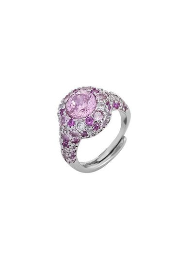 Anillo Ajustable de Cristal y Piedras Preciosas Metafísicas - Image 10