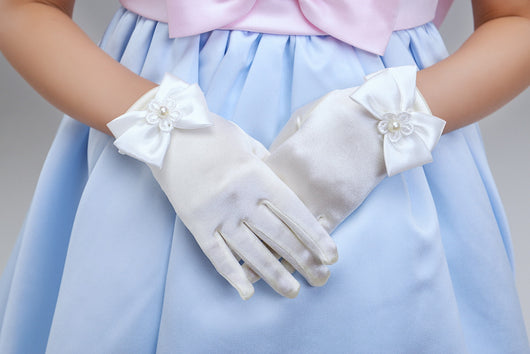 Guantes Largos Elegantes para Niñas con Moño - Accesorios de Ceremonia - Image 5