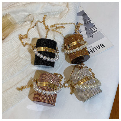 Bolso de Noche con Cadena Acrílico Cristales Brillantes - Image 25