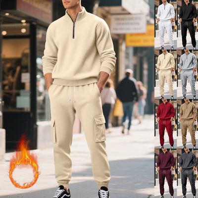 Pantalones Deportivos Térmicos con Forro Polar y Cierre - Image 2