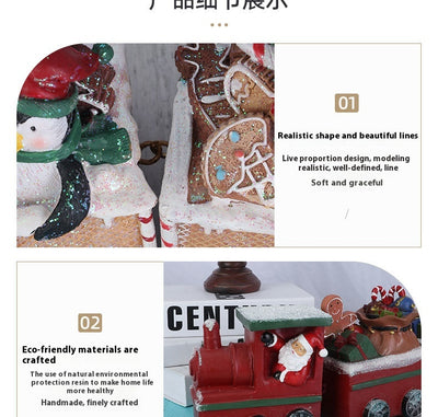 Tren Navideño de Resina Artesanal - Image 17