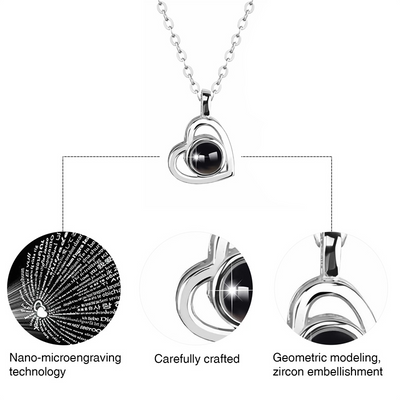 Collar Proyección Nano 100 Idiomas Te Amo con Foto Personalizada - Image 12