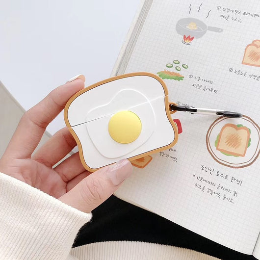 Funda para AirPods Desayuno Huevo Tostada Compatible con Apple - Image 6