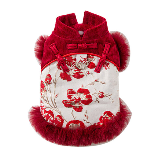Abrigo Tradicional Chino para Mascotas - Chaqueta Acolchada de Año Nuevo para Perros y Gatos - Image 16