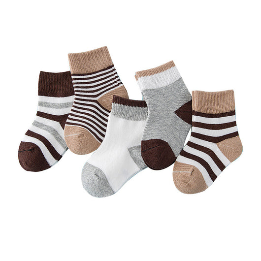 Calcetines de Algodón a Rayas para Niños - Invierno - Image 6