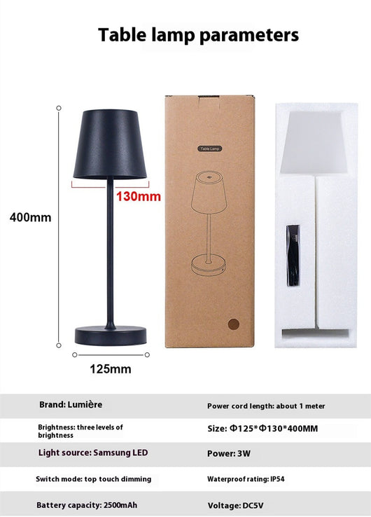 Lámpara de Mesa Western Touch LED de Patas Altas para Restaurante - Image 12