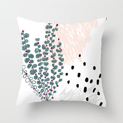 Funda de Almohada Geométrica Moderna en Poliéster Peachskin - Image 55