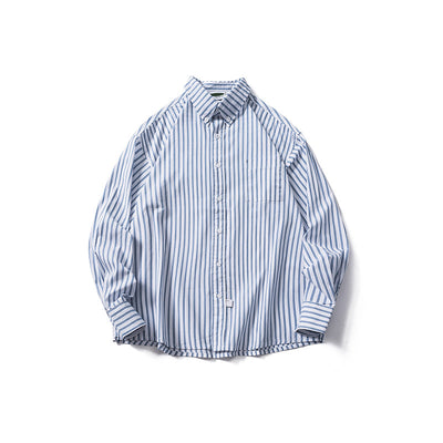 Camisa Holgada de Cuadros para Hombre con Solapas y Mangas Largas - Image 2