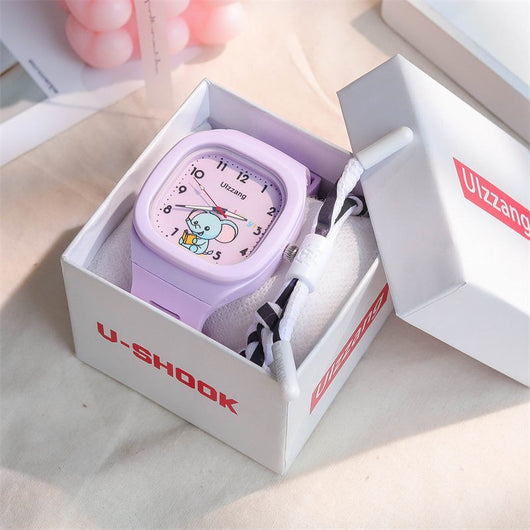 Reloj Deportivo Cuadrado Luminoso con Diseño Moderno para Estudiantes - Image 6