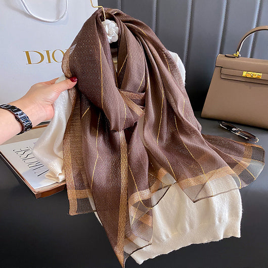 Bufanda Reversible de Doble Cara para Primavera y Otoño - Image 12