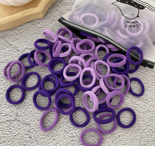 Set de 100 Bandas Elásticas Infantiles sin Tirones - Colores Pastel Suave - Image 16
