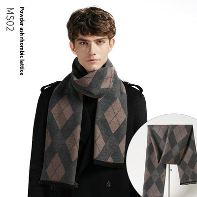 Bufanda Escocesa de Abrigo Suave con Toque Cashmere - Image 30