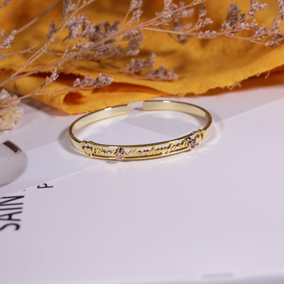 Pulsera Bohemia de Plata con Piedras Incrustadas - Ajustable para Mujer - Image 5