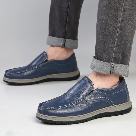Zapatos Casuales de Cuero Impermeables y Ligeros para Hombre - Image 2
