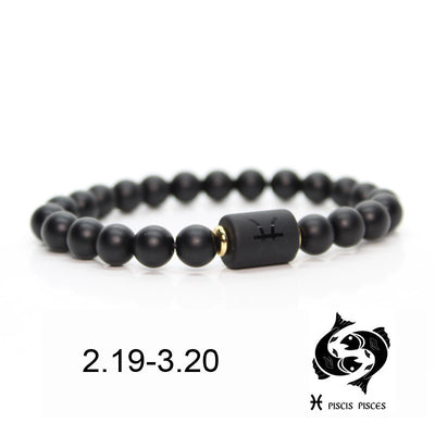 Pulsera de Piedra Natural Ágata Negra Mate para Hombre - Image 11