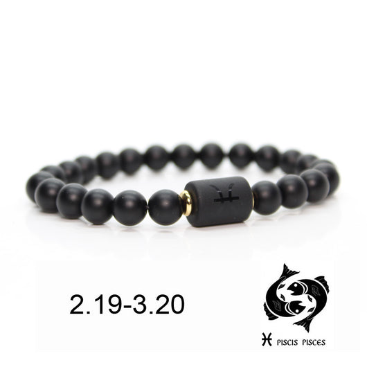 Pulsera de Piedra Natural Ágata Negra Mate para Hombre - Image 11