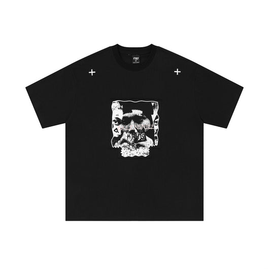 Camiseta de Algodón Bordada Manga Corta para Hombre - Image 15