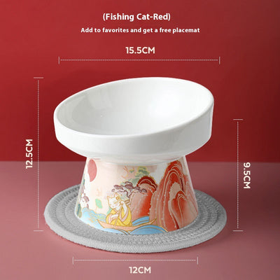 Comedero Elevado para Gatos Cerámica Premium - Image 7