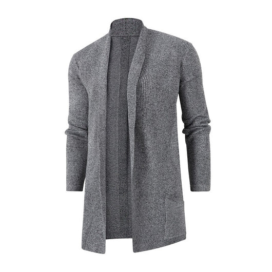 Cardigan Tejido Slim Fit Talla Grande para Hombre - Image 13
