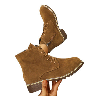 Botas Cortas para Mujer Punta Redonda Estilo Martin - Image 11