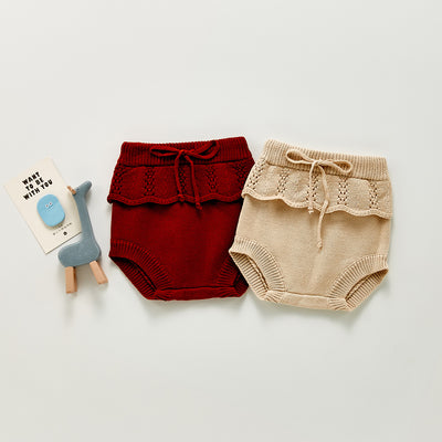 Shorts Tejidos para Niña con Volantes y Texturas Suaves - Image 5