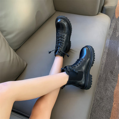 Botas Martin de Cuero para Mujer con Suela Gruesa - Image 13
