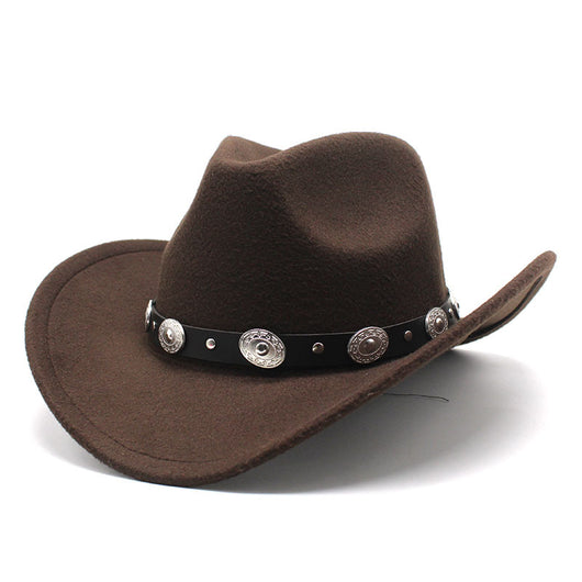 Sombreros Vaqueros de Lana para Parejas - Estilo Minimalista Unisex - Image 10