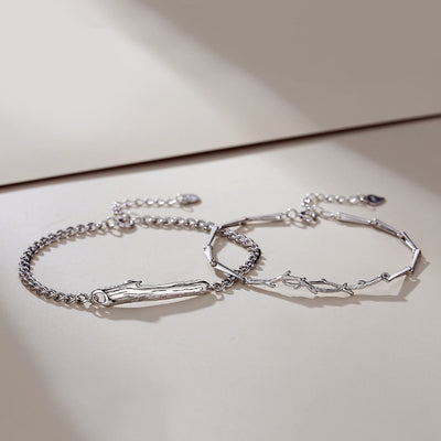 Pulsera de Pareja Montañas, Bosques y Ramas - Image 11