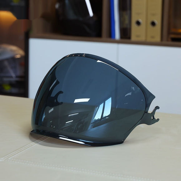 Casco Vintage con Lentes de Visión Nocturna Anti-Destello