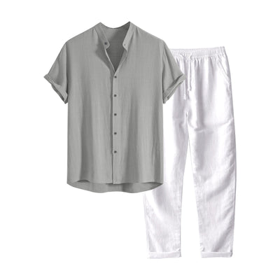 Blazer Casual Slim Fit Algodón y Lino para Hombre - Estilo Europeo - Image 14
