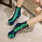 Botas para Mujer con Detalles Brillantes Degradados