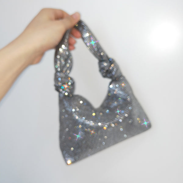 Bolso Bucket de Cristales Brillantes - Estilo Celebridad