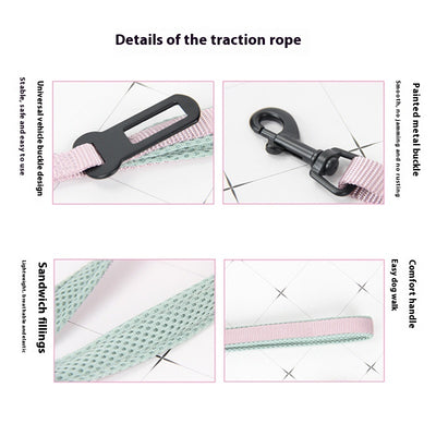 Arnés Pectoral Ajustable para Perro con Cuerda de Sujeción - Image 24